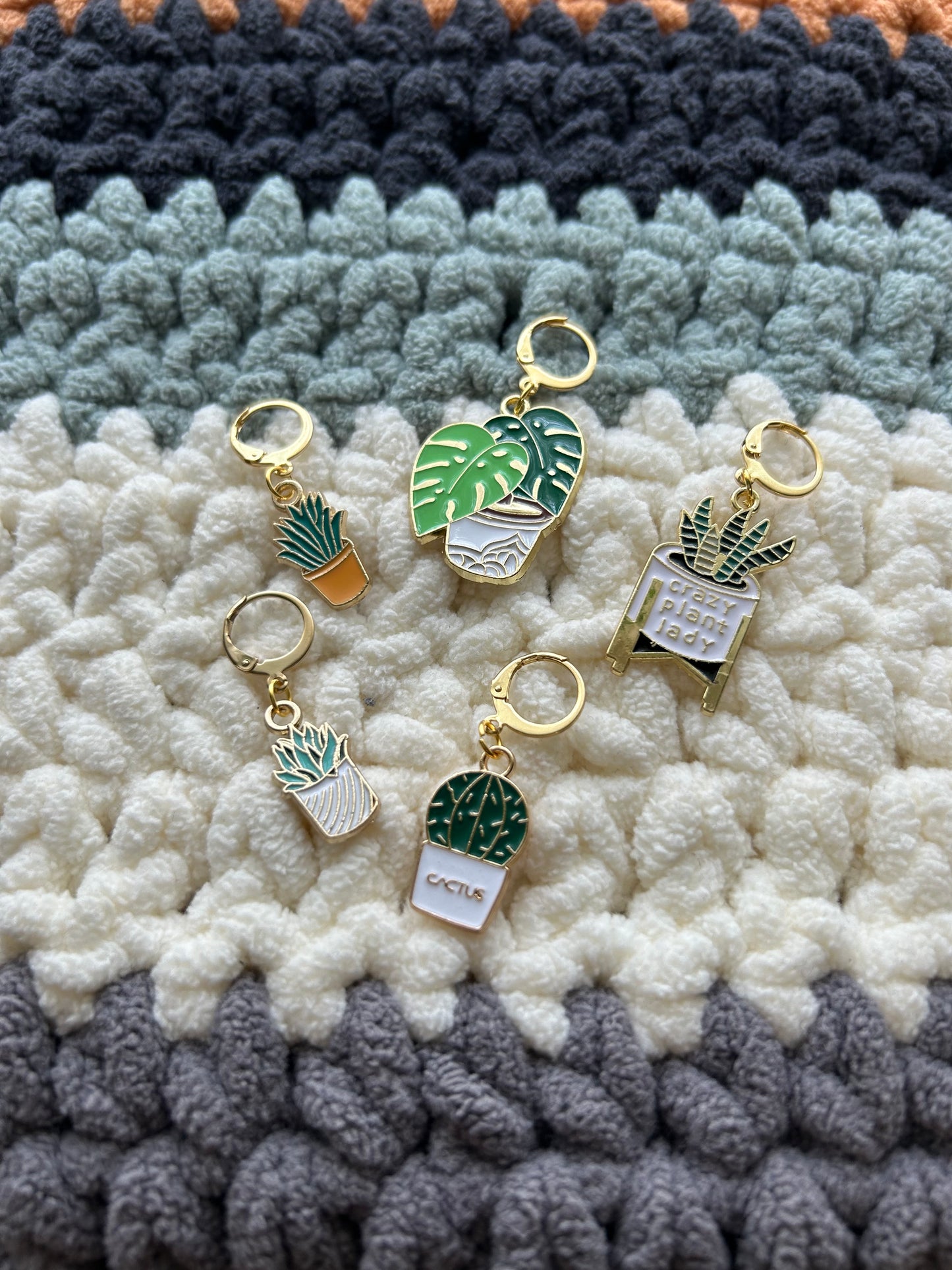 Plant Lover Stitch Markers 5pk