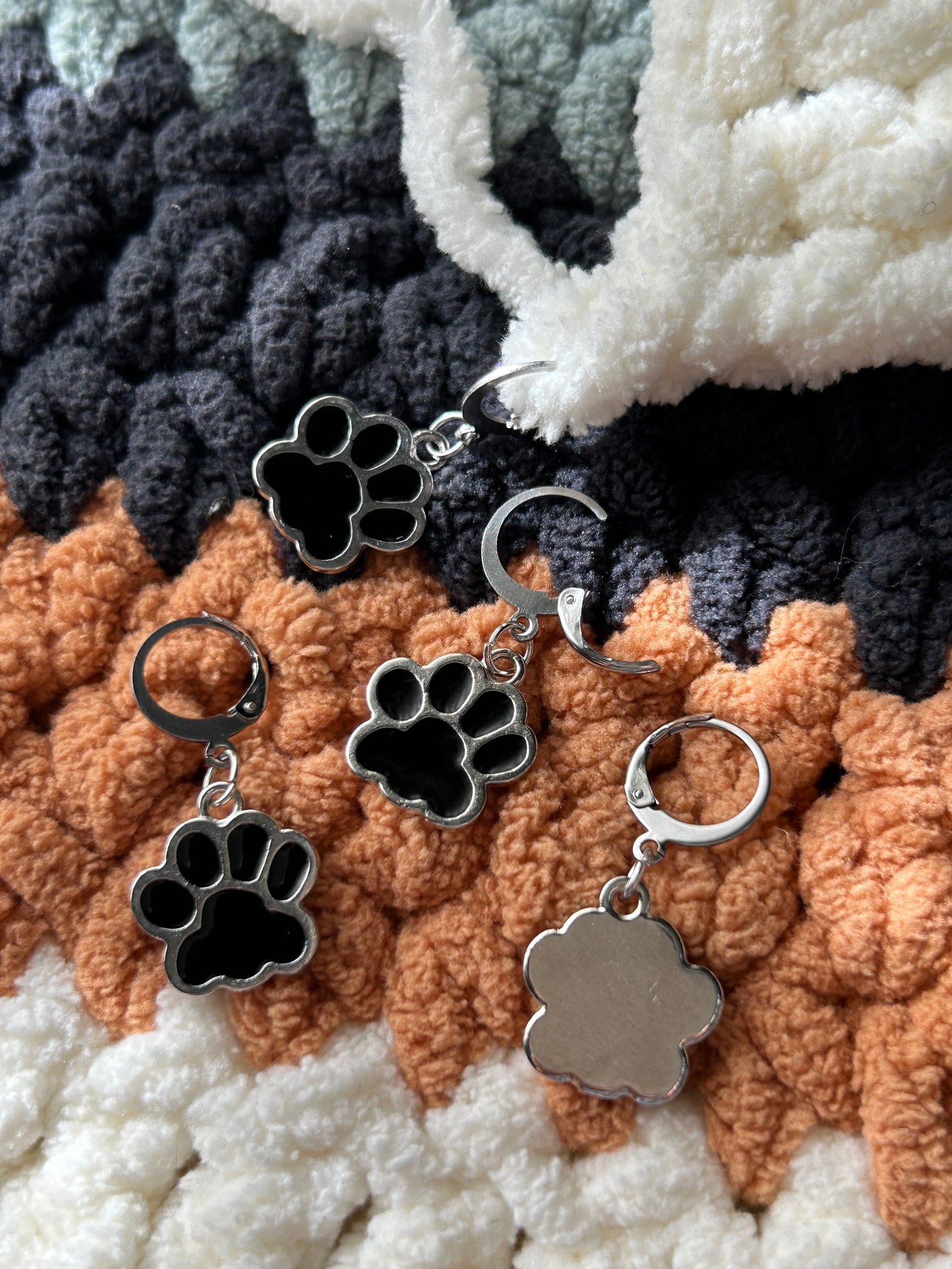 PAW Crochet Stitch Markers 4pk